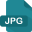 JPG download icon